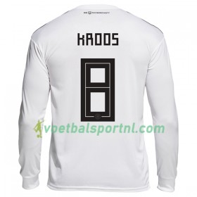 Duitsland Kroos 8 Thuis Shirt WK voetbal 2018 L/S